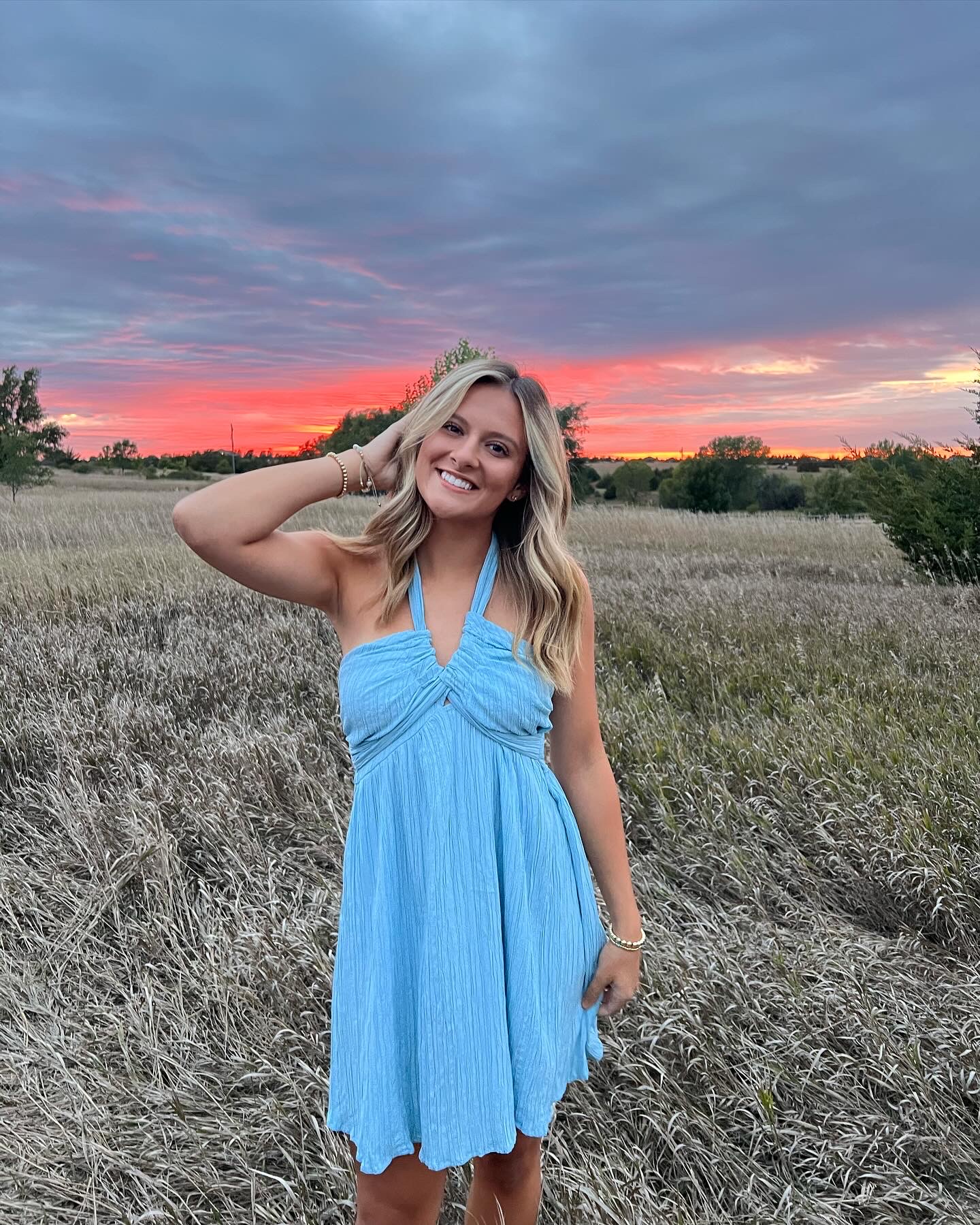 Photo of Chase standing in a field